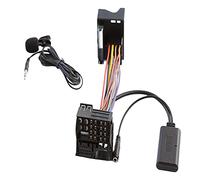 Milageto 1 Pieza Adaptador Bluetooth de Cable de Audio Inalámbrico para Coche Módulo con Micrófono para Llamadas Y Transmisión Multimedia Material Ade