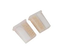 Milageto 1 Pieza Botella Especiera Recipiente Rectangular Pequeño Almacenamiento para Condimentos Doble Compartimiento Tapón Abatible Resistente Adecuada para, Contenedor de condimentos port