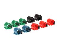 Milageto 10 Piezas Anillos para Pájaros Anillos de Pierna para Aves Aros Identificadores Anillos de Plástico Fáciles de Colocar para