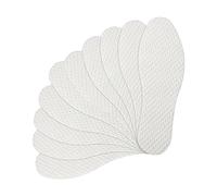 Milageto 10 Piezas Plantillas Desechables Transpirables Absorbentes Confort Amortiguadas Flexible y Superficie con Relieve Adecuadas para Calzado de, 35