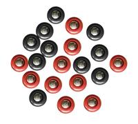 Milageto 10 Piezas Shuffleboard Pucks Set de Sustitución Bolas Rodantes Mini Juego de Mesa Equipos Ligeros Material PP para Juegos en Interiores Adecuados para, 20 Piezas 2 X 1.56