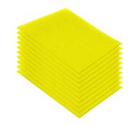 Milageto 10 Protectores para estantes de refrigerador, tapetes para refrigerador, absorben el de Humedad, se Pueden Cortar para almacenar Frutas y, Amarillo