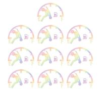 Milageto 10 Stickers para Tanque de Coche, Accesorios para Decoración de Vehículos, Multicolor