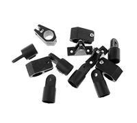 Milageto 12 Piezas Fittings de Nylon para Bimini Barco con Terminal de Ojo Mordaza Deslizante de Cubierta Durabilidad y Facilidad de Montaje