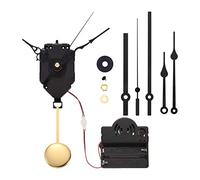 Milageto 13 Piezas Mecanismo de Reloj Accesorio de Reloj de Pared Kit de Reemplazo Completo Función Silenciosa Adecuado para Manualidades Bricolaje