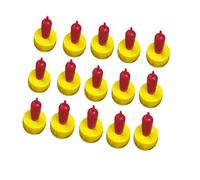 Milageto 15 Piezas de Pezón de Cabra Bebé Oveja Cordero Perro Mascota Ordeño Suave Reemplazo de Tetina