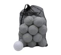 Milageto 18 Piezas Pelotas de Tenis Bolas para Principiantes Pelotas de Ejercicio Bolas de Juego con Alta Resiliencia Y Bolsa con Cordón Incluida Adecuado para, Blanco
