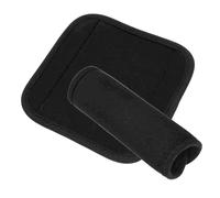 Milageto 2 almohadillas de neopreno para agarres de barra de dominadas, para equipaje, para entrenamiento, puerta, barra de dominadas y mancuernas, Negro