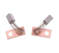Milageto 2 cepillos de carbón para máquina de manicura eléctrica, piezas de herramientas eléctricas, herramienta de manicura conveniente, cepillo de carbón, 3x3x4 Mm