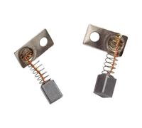 Milageto 2 cepillos de carbón para máquina de manicura eléctrica, piezas de herramientas eléctricas, herramienta de manicura conveniente, cepillo de carbón, 3.5 X 3.5 X 5 Mm