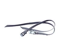 Milageto 2 Correas genéricas para Pedales de Nailon, Ajustables, multifuncionales, Resistentes y fáciles de Instalar, Gris