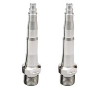 Milageto 2 Ejes de Repuesto para Pedales de Bicicleta, prácticos, Profesionales, de Alta fiabilidad, Resistentes, de 73 mm, 76 mm y 78 mm, 78mm