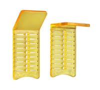 Milageto 2 herramientas de medición para envoltura de vinilo, escobilla de goma medidora, medición, alineación de corte precisa, guía de corte de