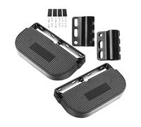 Milageto 2 Pedales para Bicicleta eléctrica, universales, estables y portátiles, con Abrazadera de Barra, reposapiés Delantero eléctrico.
