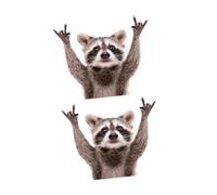 Milageto 2 Pegatinas para capó de Coche, 18 cm x 14,7 cm, decoración de fácil instalación, Pegatinas Laterales para carrocería de Coche, para Autocaravana.