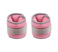 Milageto 2 Pesas para Muñecas y Tobillos, Correa Ajustable, para Actividades Físicas en Hombres y Mujeres, 0.5 Kg Rosa