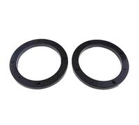Milageto 2 Piezas Adaptador Espaciador Aro Anillo Altavoz Plástico para Montaje Fácil en Autos Adecuado para Phaeton