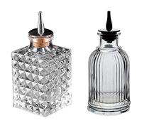 Milageto 2 Piezas Bitter Bottle Dasher Bottle Botellas Decorativas para Sala de