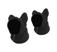 Milageto 2 Piezas de 2 Piezas Sombrero de Clima Frío Y Bufanda Orejas S Y M