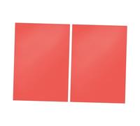 Milageto 2 Piezas de lámina translúcida de PVC, Filtro de luz de Gel, lámina de PVC Multiusos A4 Flexible para luz de Escenario de Estudio, Rojo