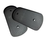 Milageto 2 Piezas de Pedales para Step de Escalera, Placa para pies, Suministros versátiles, Pedales para máquina de para Ejercicio, Entrenamiento, Negro