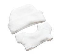 Milageto 2 Piezas de Ropa para muñecas de 17/15 cm, Conjuntos para Vestir, Lindos Accesorios para muñecas, Sombrero y Camiseta, Disfraces para Figuras de, Blanco