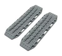 Milageto 2 Piezas Escalera de Arena RC Coche Tablero de Tracción Placa Recuperadora Accesorios Material PP Adecuado para Competición Colección Juegos Amantes D, Gris