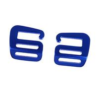 Milageto 2 Piezas G Hooks Hebillas de Correas Libre para Correa de 25 Mm, Azul
