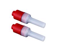 Milageto 2 Piezas Luz Led Válvula Bicicleta Vibration Inducción Impermeable Material PP Ligero Adecuado para Paseos en Bicicleta Uso Entre Familiares y, Rojo