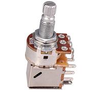 Milageto 2 Piezas Potenciómetro Guitarra Mini Eje 18mm Control Volumen Tono Interruptor Empujar Tirar Adecuado para Bajo Eléctrico Estudio Mandolina Ukulele, B50K