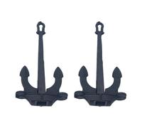 Milageto 2 Piezas RC Boat Anchors para Barcos de Modelismo Anclas de Simulación con Varilla Movible Piezas de Modelo Marino Accesorios para Montaje a, 1.6 Cm X 2.4 Cm