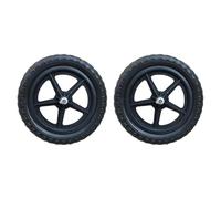 Milageto 2 Piezas Ruedas para Bicicleta Equilibrio Recambio Neumático Entrenamiento Niños Ligeras No Inflables Nylon Silenciosas Adecuadas para Deportes, Cubo de La Rueda de Pentagrama