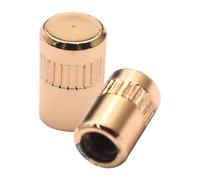 Milageto 2 Piezas Selector de Pastillas Interruptor de Guitarra Eléctrica Tapas Latón Componente Resistente Instalación Rápida para Músicos Equipos de Escenari, Oro M3.5