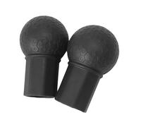 Milageto 2 Piezas Soporte para Barra Barbell Accesorio de Máquina de Ejercicio Adaptador de Pesas Bola Antideslizante de Goma Adecuado para Entrenamiento de