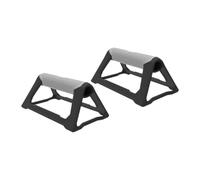 Milageto 2 Soportes para Flexiones Antideslizantes, portátiles y Barra para Flexiones. Soportes para Entrenamiento Fuerza en el Gimnasio en casa, Gris