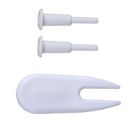 Milageto 2 Tapones para Pelotas de Ejercicio con Extractor de Tapones, prácticos Tapones de de 3,7 cm para Pelotas de, Accesorios de Fitness.