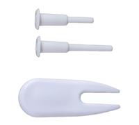 Milageto 2 Tapones para Pelotas de Ejercicio, Tapones de para Pelotas de con Herramienta de extracción de y Extractor de de Repuesto para de