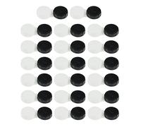 Milageto 20 Piezas Cajas de Lentes de Estuche, Negro