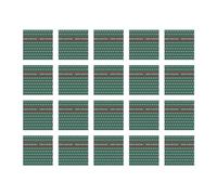 Milageto 20 piezas de papel para envolver regalos, ramo de flores navideñas, papel para envolver regalos, suministros para cumpleaños, bodas, año Nuevo, árbol verde