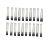 Milageto 20 piezas de soporte para brocas, caja de almacenamiento para cabezal de pulido, accesorios para fresas, organizador portátil de brocas, caja de, Negro