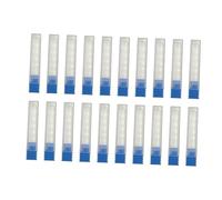 Milageto 20 piezas de soporte para brocas, caja de almacenamiento para cabezal de pulido, accesorios para fresas, organizador portátil de brocas, caja de, Azul