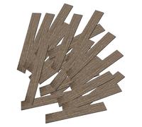 Milageto 20x Suelos para casa de muñecas en Miniatura, Accesorios para Muebles, decoración de micropaisajismo, baldosas Decorativas realistas DIY, Color Teca