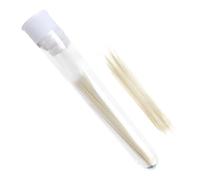 Milageto 250 Piezas Bigotes de Gato Simulados Animales Manualidades para Muñecos Portátiles Barba Artificial Flexible Material PP Adecuado para Proyectos DIY Y, Beige, 0.35 Mm