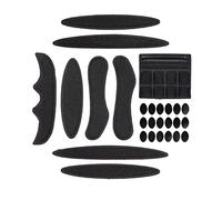 Milageto 27 Piezas Almohadillas de Casco Reemplazo Forro Interior Protector para Casco Cojines Lavables de Espuma EVA Y Esponja Suave Kit Práctico de