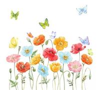 Milageto 2X 2X Flores Mariposas Calcomanías de Pared Pegatinas de Pared Decoraciones para Baño de Baño Casa