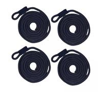 Milageto 2X 4 Piezas Cabos para Defensas de Bote Cuerda de Náutica Protector de Embarcaciones Fabricado en Polipropileno Resistente Adecuado para Embarcaci