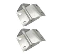 Milageto 2x Ganchos laterales para caja, hebilla de correa, de herramientas, caja de herramientas, piezas de repuesto, accesorio de equipaje resistente, Acero Inoxidable