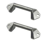 Milageto 2x Ganchos laterales para caja, hebilla de correa, de herramientas, caja de herramientas, piezas de repuesto, accesorio de equipaje resistente, Aleación de Zinc