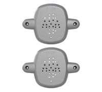 Milageto 2X Kit de Montaje de Poste Adaptador de Puerta retráctil para Mascotas, Equipo de Seguridad, Cerca para Perros, Kit de Base de Puerta de Escalera, Gris