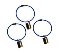Milageto 3 Piezas de Campanas para Pasto de Ovejas con Collares, Collares de Cuello para Ganado, Resistentes, para Uso Activo, L